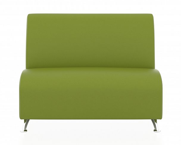 Диван двухместный "Интер хром" черный - Вид 7