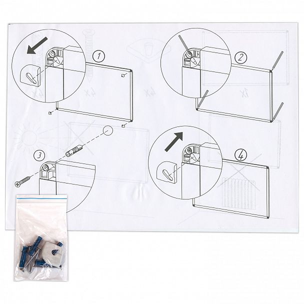 Доска пробковая для объявлений 45х60 см, алюминиевая рамка, ГАРАНТИЯ 10 ЛЕТ, РОССИЯ, BRAUBERG, 231711 - Вид 5