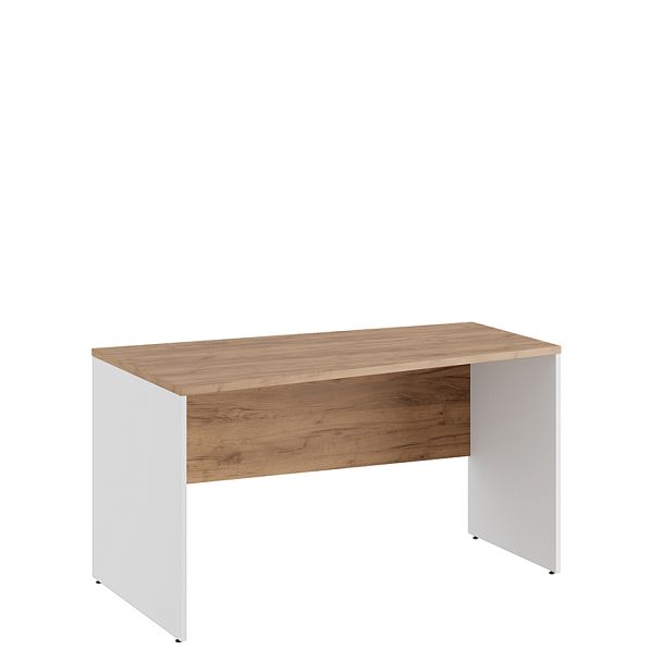 Стол трапеция левый Tess 140x80x75 дуб крафт золотой - Вид 1