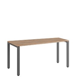 Стол трапеция левый Tess 160x80x75 дуб крафт золотой - Фото предпросмотра