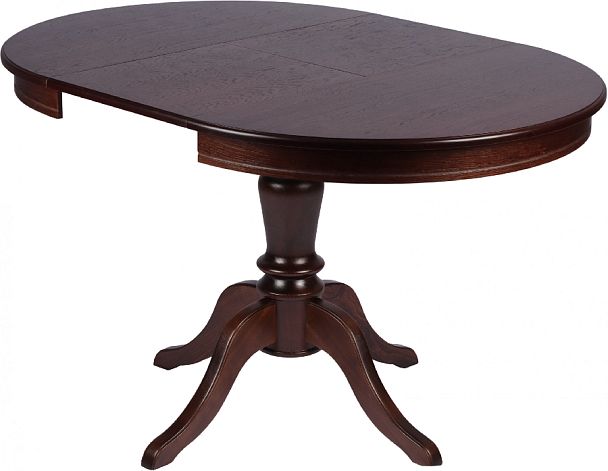 Стол деревянный раздвижной Элат D90(130)х90х76 Темный орех - Вид 6