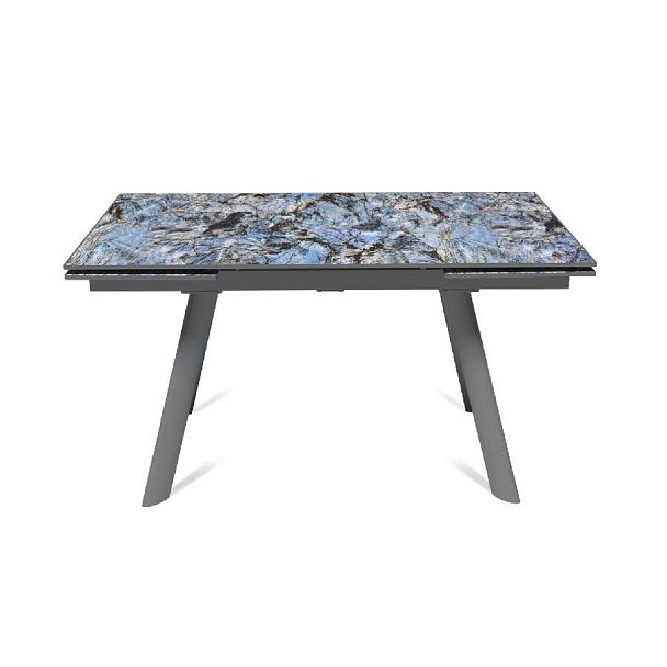 Стол раскладной Stone (140+40+40), керамика глянцевая Lemurian blue - Вид 2