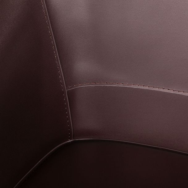 Стул полубарный GIO, кожа коричневый - Вид 12