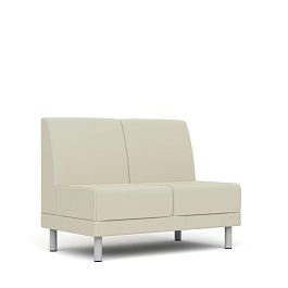 Секция 2-местная Александрия экокожа светло-бежевая CN1112 - Фото предпросмотра