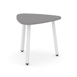 Стайл Проджект Стол переговорный SN-5.SPRG-70.3 Серый Пепел/Металл Белый 900*900*750 - Фото предпросмотра