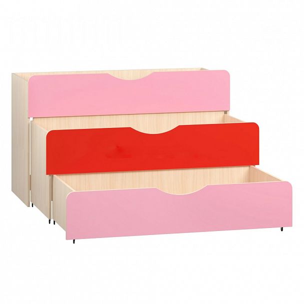 Кровать 3-х ярусная выкатная "КМД-06" - Вид 1