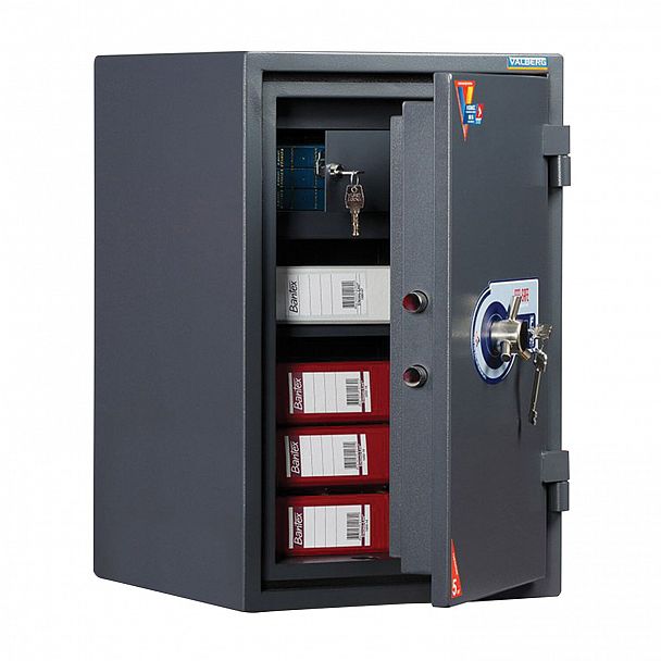 Сейф огневзломостойкий VALBERG "Гарант-67Т", 670х440х440 мм, 99 кг, ключевой замок, крепление к полу - Вид 2