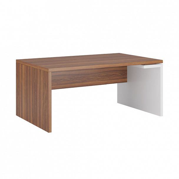 Стол рабочий правый Zion 160x100x74 орех - Вид 1