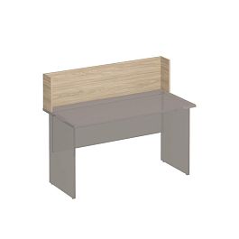 Настольная перегородка Формула ФР 458 вяз светлый - Фото предпросмотра