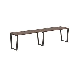 Стол 2-х местный EVWST 3167 Дуб Денвер тёмный/Мокко 3126х670х750 EDIS - Фото предпросмотра