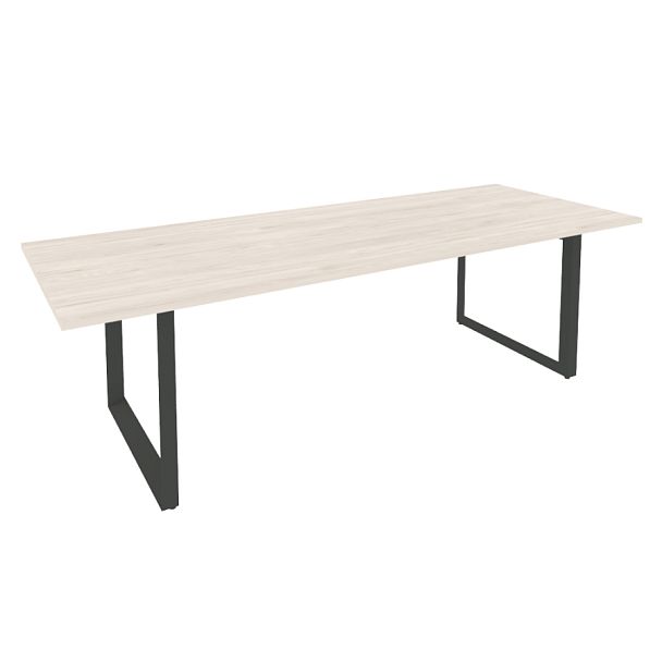 Onix Direct Стол переговорный на О-образном м/к O.MO-PRG-25 Денвер светлый/Антрацит металл 2580*980*750 - Вид 1