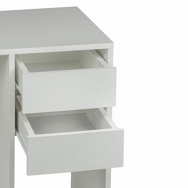 Стол письменный/компьютерный BRABIX "Scandi CD-017", 900х450х750 мм, 2 ящика, белый, 641894, ЦБ013706-1 - Вид 14