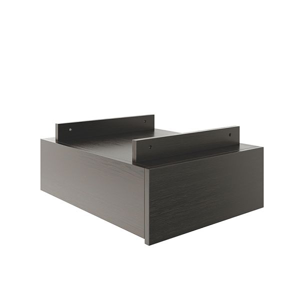 Тумба подвесная 1 ящик Trend Metal 39,9x50,6x16,2 тёмный дуб - Вид 1