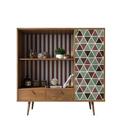 Стеллаж с нишей Berber принт 26 арт BB28/Print_26 - Фото предпросмотра