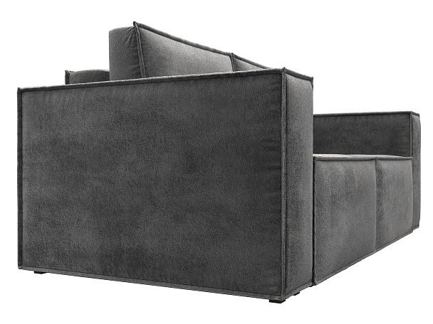 Диван прямой Куба мини Велюр серый - Вид 3