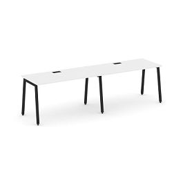 Стайл Проджект Рабочая станция 1 сторон. SN-4A.ORS-002 Белый/Металл Черный 2360*600*750 - Фото предпросмотра