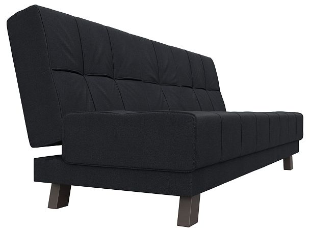 Диван прямой Винсент Искусственная замша серый - Вид 3