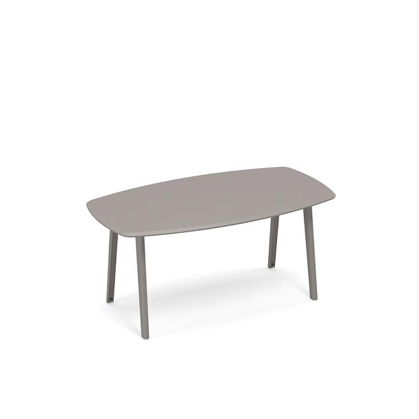 Стол для переговоров овальный METAL Time metal ТМ М1 146 мокко премиум - Вид 1