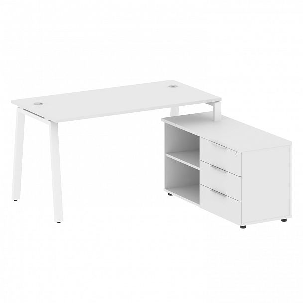 Рабочая станция "Metal System" БА.РС-СТС-2.3 белый - Вид 1