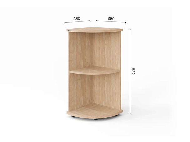 UNITY РШ-14 ДУБ СОНОМА Стеллаж открытый Прямой 380х380х832 - Вид 3
