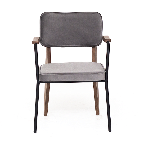 Стул Mix, серый велюр - Вид 3