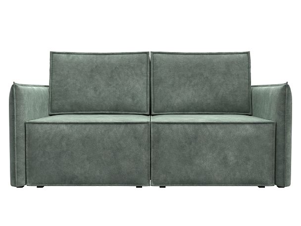 Диван прямой Либерти мини Велюр зеленый - Вид 2