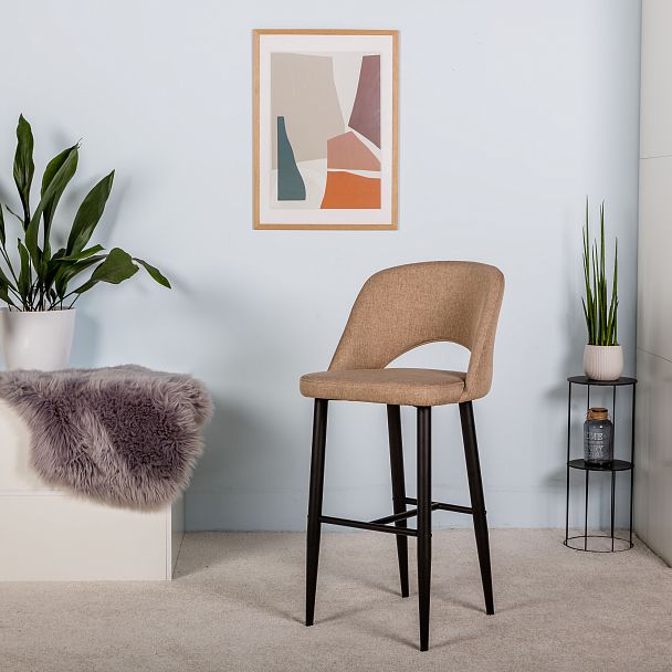 Стул барный Lars Браун/Черный - Вид 5