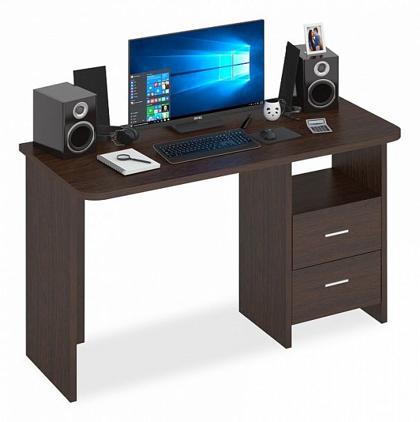 Стол письменный Домино Lite СКЛ-Прям130Р Венге - Вид 1