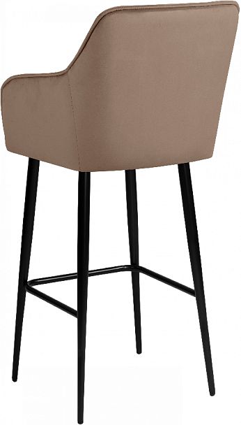 Комплект барных поворотных кресел Мони К, Confetti latte/черный, 2 шт. - Вид 6