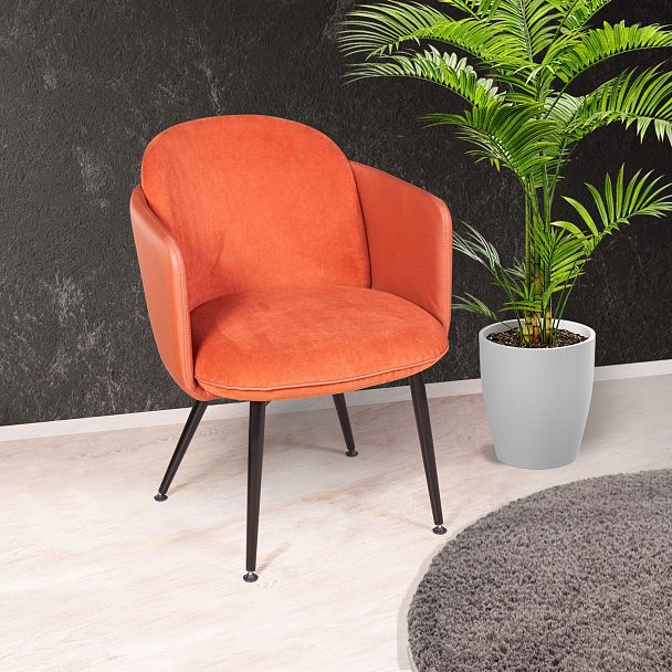 Стул с подлокотниками Phoenix (Феникс), ткань комбинированная с экокожей - Вид 2