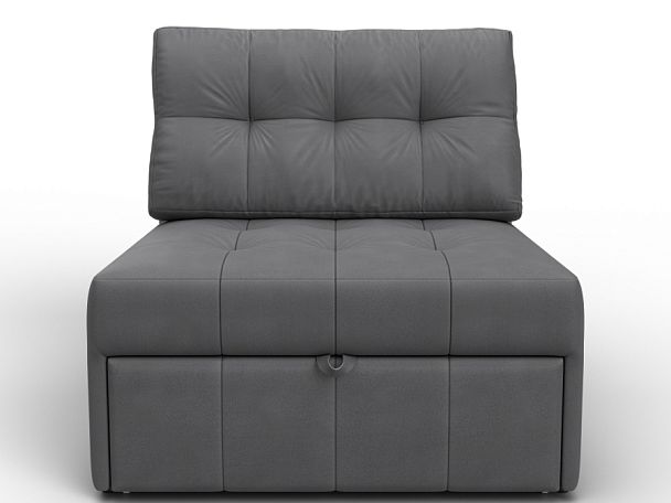 Кресло-кровать Лига-107 (80) Замша серый - Вид 2