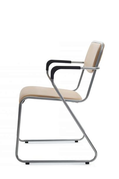 Кресло Nix Plus RCH OMKL-04 Бежевый/Металл окрашенный Хром - Вид 6