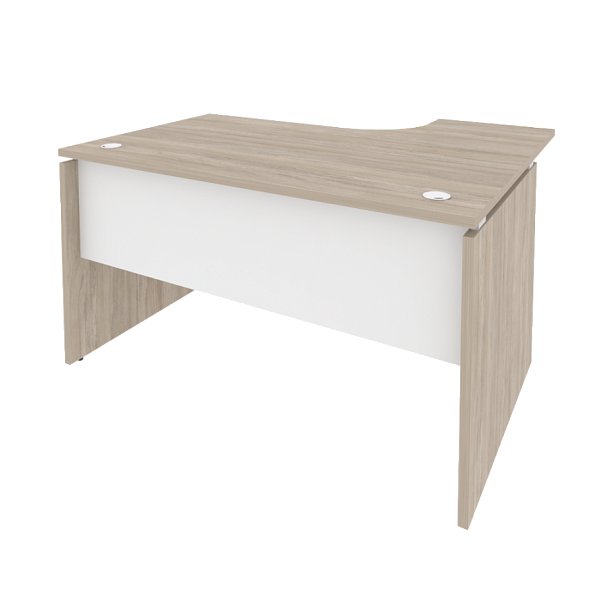 Onix Стол эргономичный левый O.SA-3 (L) Дуб аттик/Белый бриллиант 1380*1180*750 (800/460) - Вид 1