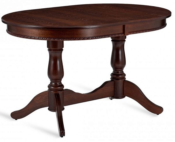 Стол деревянный раздвижной Барэнт 130(170)х90х76 Античный орех - Вид 1