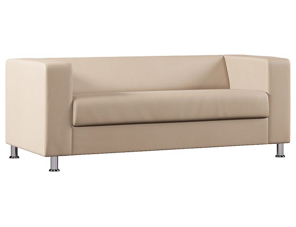 Диван Everprof Wilson трехместный Экокожа Бежевый - Вид 1