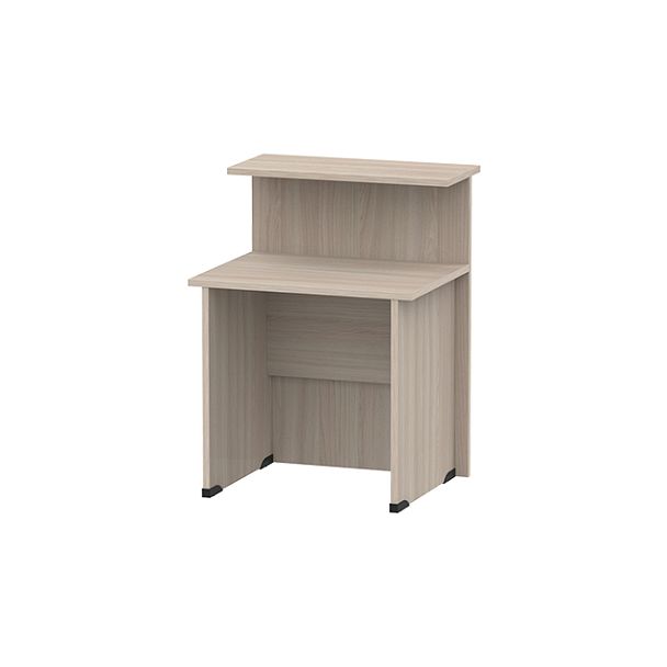 Стойка ресепшн прямая СР-60/60 ясень шимо светлый - Вид 2