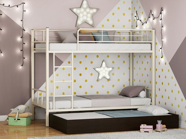 Кровать двухъярусная "Севилья-2КВ слоновая кость - Вид 1