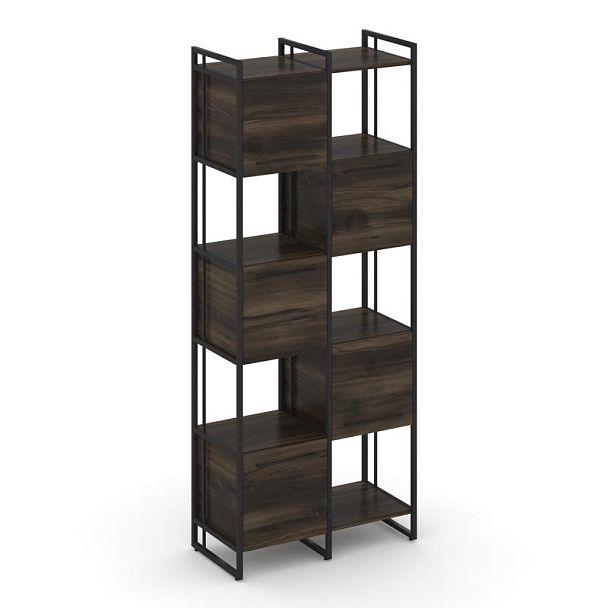 Rift Шкаф комбинированый RF.NS-003 Дуб Мали/Металл Черный 820*396*2010 - Вид 1