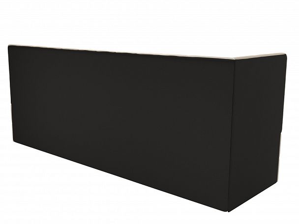 Кухонный диван Бриз с левым углом (полностью экокожа бежевая) - Вид 7