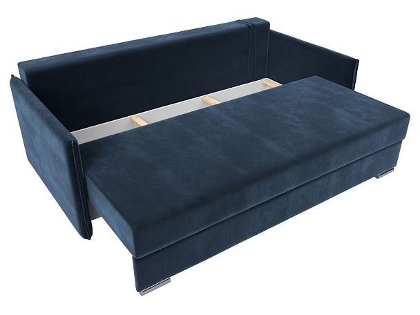 Диван прямой Сайгон Велюр синий - Вид 7