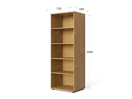 UNITY РШ-02Г БУК Стеллаж открытый Прямой 730х550х1966 - Фото предпросмотра