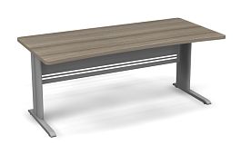 Стол симметричный на металлокаркасе 1800 Берлин Дрифтвуд/Серый ССМ 180.85 - Фото предпросмотра