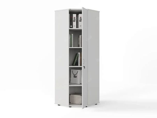 ЛАЙТ / LIGHT RLG054-62x62 Угловой шкаф 62x62x183 Белый - Вид 2