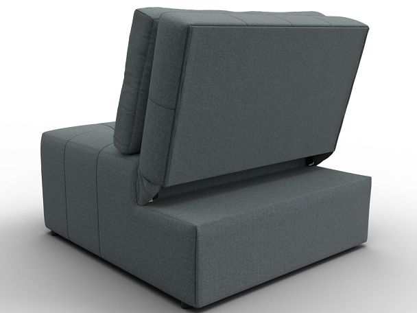 Кресло-кровать Лига-107 (80) Рогожка серый - Вид 5