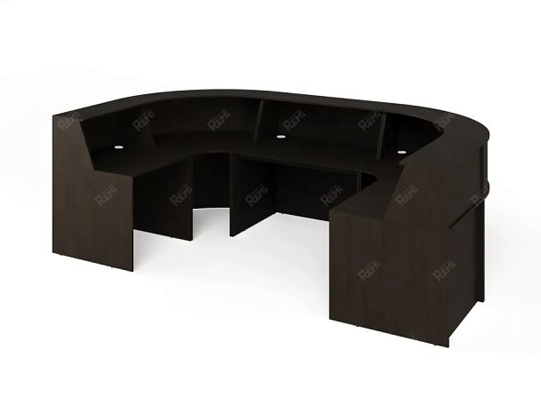 ЛАЙТ / LIGHT RLG071 Симметричный ресепшн 320x180x115 Венге - Вид 2