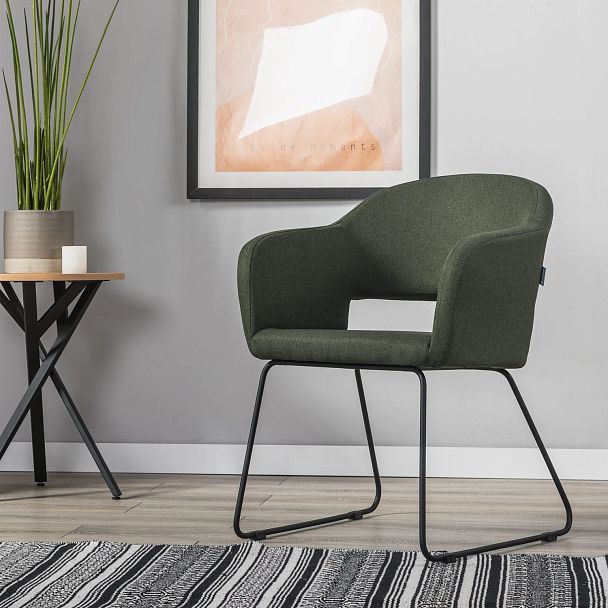 Кресло Oscar тёмно-зеленый/Линк - Вид 8