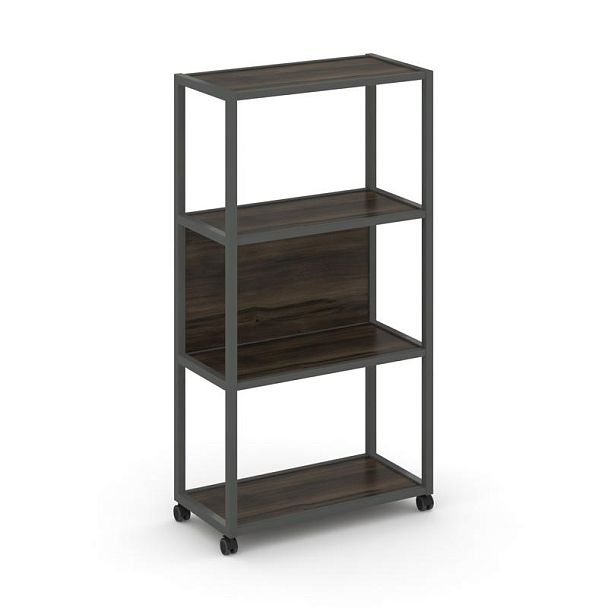 Shelf Mobile Стеллаж 4 уровня 1 секция VR.LT-STK-402.08 Дуб Мали/Металл Антрацит 800*400*1523 - Вид 1