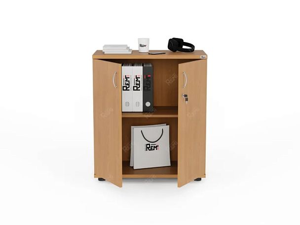 ЛАЙТ / LIGHT RLG033-70x35 Шкаф 2 полки 70x35x770 Бук - Вид 2