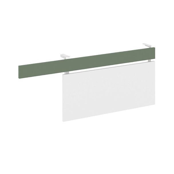 Concept Царга стола с опорной тумбой CN.CST-001 Кобо/Белый Бриллиант/Металл Белый 830*18*458 - Вид 1