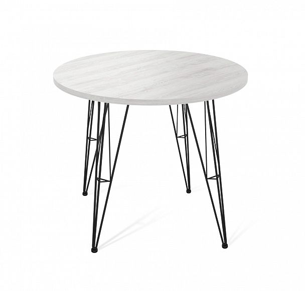 Стол Sheffilton SHT-TU10/TT 80 ЛДСП черный муар/сосна касцина - Вид 2